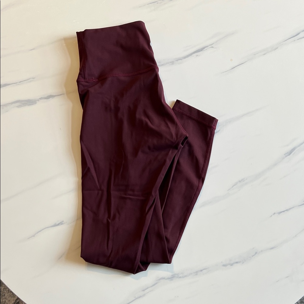 Women’s Burgundy Leggings